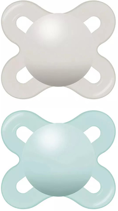 MAM SUCCHIETTO ORIGINAL START 0-2 MESI SILICONE NEUTRO 2 PEZZI - Fontenova srl