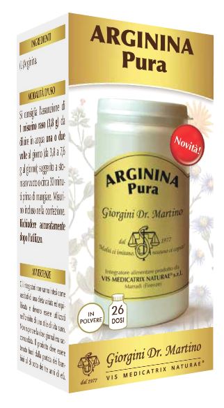 ARGININA PURA POLVERE SOLUBILE 100 G - Fontenova srl