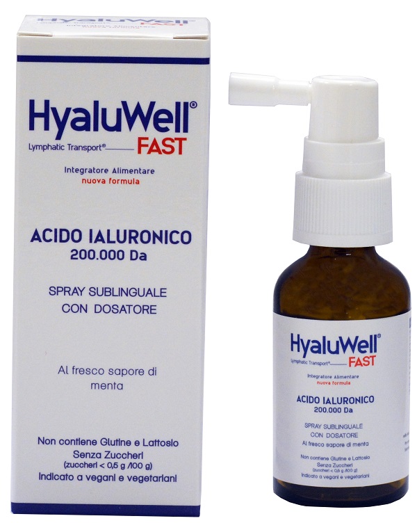HYALUWELL FAST SPRAY SUBLINGUALE 20 ML - Fontenova srl