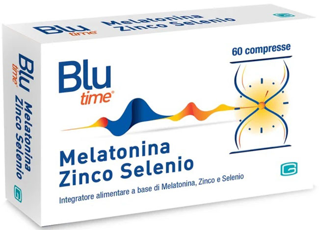 BLU TIME MELATONINA/ZINCO/SELENIO COMPRESSE - Fontenova srl