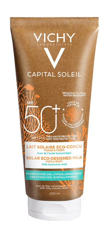 CAPITAL SOLEIL LATTE SOLARE ECO-SOSTENIBILE SPF50+ 200 ML - Fontenova srl
