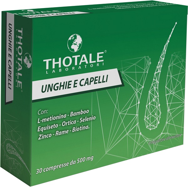 THOTALE UNGHIE E CAPELLI 30 COMPRESSE - Fontenova srl