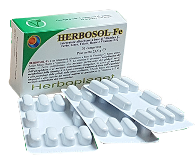 HERBOSOL FE 30 COMPRESSE - Fontenova srl