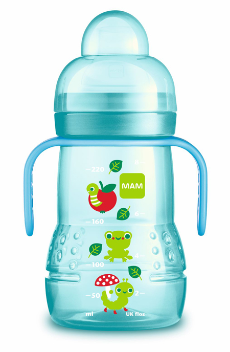 MAM TRAINER 220 ML 4+ BECCUCCIO SOFT SILICONE NEUTRO - Fontenova srl