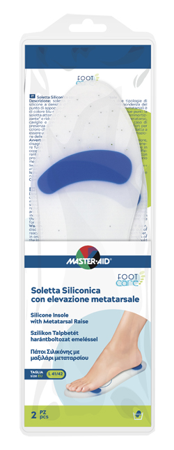 SOLETTA SILICONICA MASTER-AID FOOTCARE LARGE 41-42 METATARSO I6 - Fontenova srl