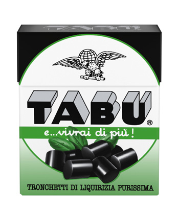 TABU TRONCHETTI LIQUIRIZIA PURISSIMA 24 G - Fontenova srl