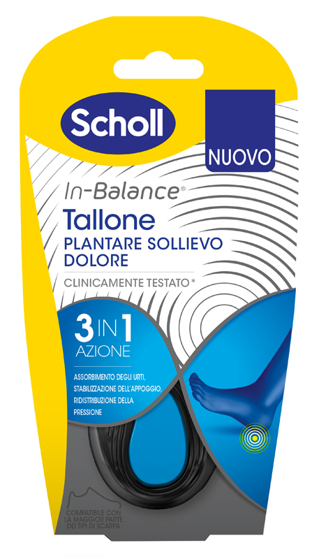 SCHOLL PLANTARE TALLONE M 2 PEZZI - Fontenova srl