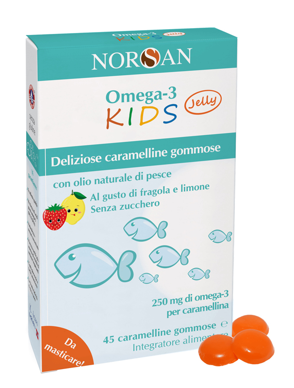 NORSAN OMEGA 3 KIDS 45 CARAMELLINE GOMMOSE - Fontenova srl