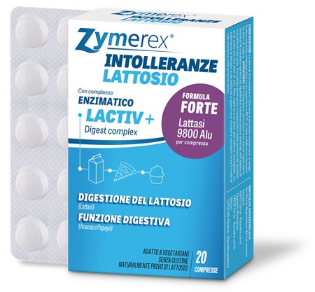 ZYMEREX INTOLLERANZE LATTOSIO 20 COMPRESSE RIVESTITE - Fontenova srl