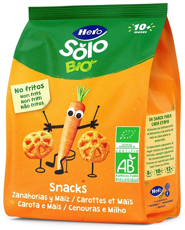 HERO BABY SOLO SNACK CAROTA MAIS 40 G - Fontenova srl
