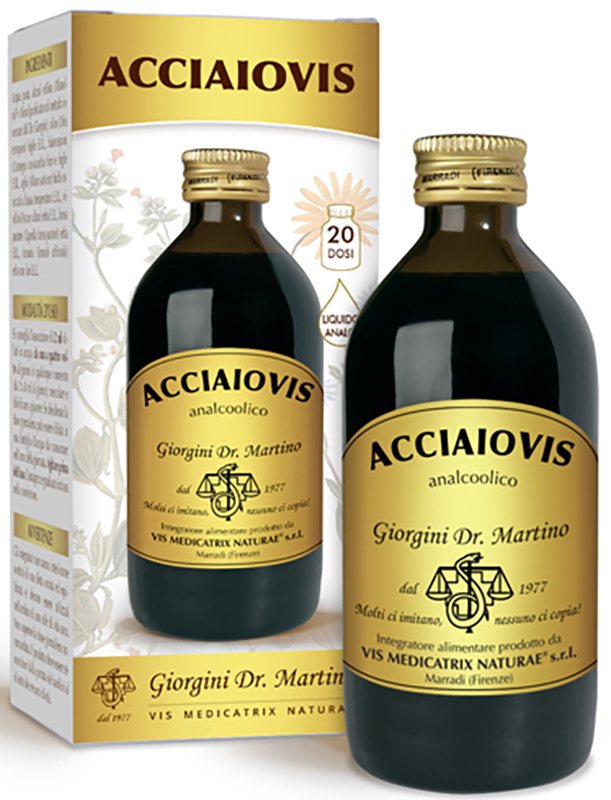 ACCIAIOVIS 200 ML LIQUIDO ANALCOLICO - Fontenova srl