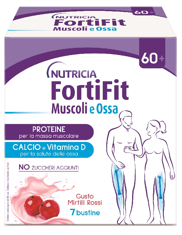 FORTIFIT MUSCOLI&OSSA MIRTILLO ROSSO 7 BUSTINE - Fontenova srl