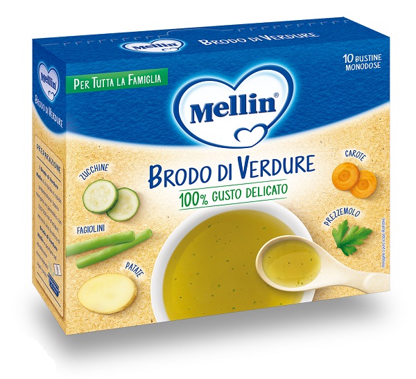 MELLIN BRODO DI VERDURE 10 X 8 G - Fontenova srl