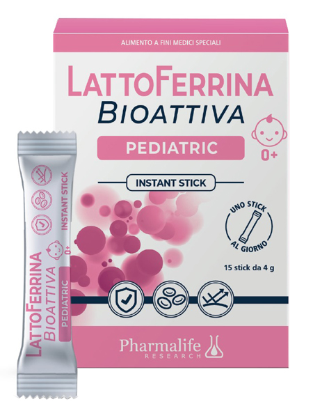 LATTOFERRINA BIOATTIVA PEDIATRIC 15 STICK 4 G - Fontenova srl