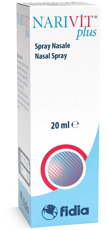 NARIVIT PLUS SPRAY NASALE 20 ML CON ACIDO IALURONICO CROSS-LINKATO D-PANTENOLO BIOTINA VITAMINA E VITAMINA E - Fontenova srl