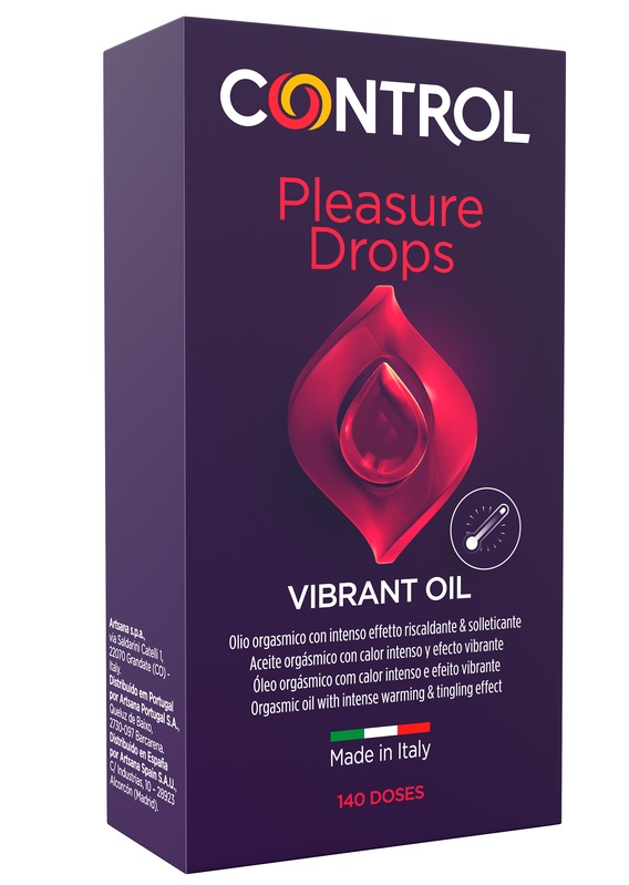 CONTROL VIBRANT OIL PLEASURE DROPS - Fontenova srl