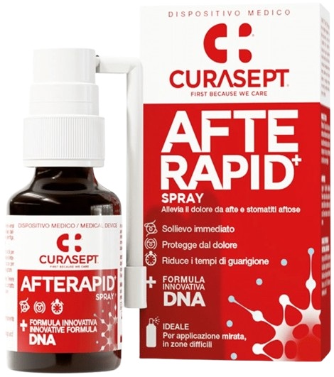 CURASEPT SPRAY AFTE RAPID DNA 15 ML - Fontenova srl