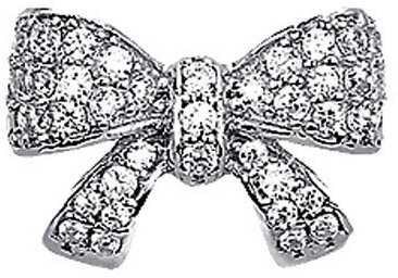 ORECCHINI BOW TIE CRYSTALS 12 MM - Fontenova srl