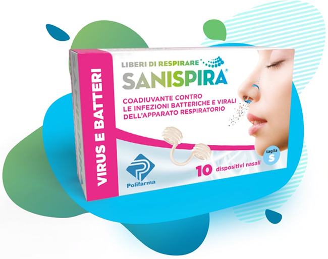 SANISPIRA VISUR & BATTERI FILTRO NASALE SMALL 10 PEZZI - Fontenova srl