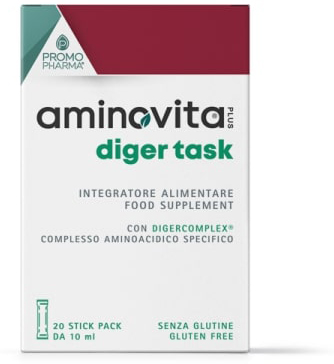 AMINOVITA PLUS DIGER TASK 20 STICK DA 10ML - Fontenova srl