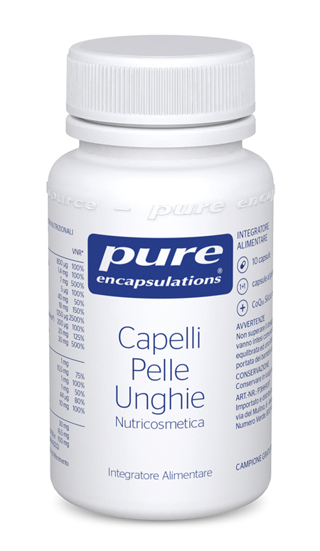 PURE ENCAPSULATIONS CAPELLI PELLE UNGHIE 30 CAPSULE - Fontenova srl