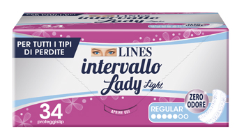 LINES INTERVALLO LADY REGULAR 34 PEZZI - Fontenova srl