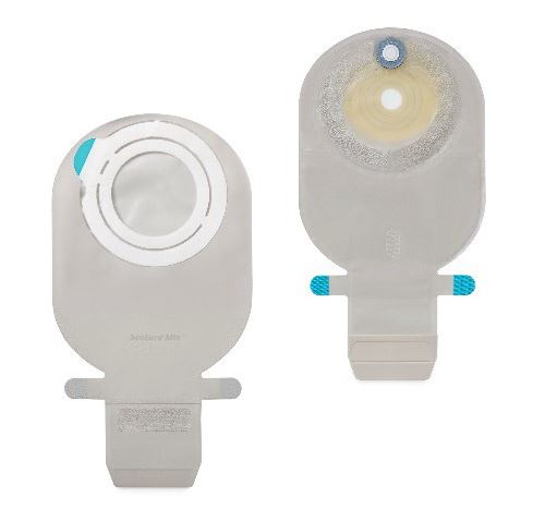 SENSURA MIO FLEX SISTEMA 2 PEZZI CON AGGANCIO ADESIVO SACCA ILEOSTOMIA TRASPARENTE 70MM DA 550 ML 30 PEZZI - Fontenova srl