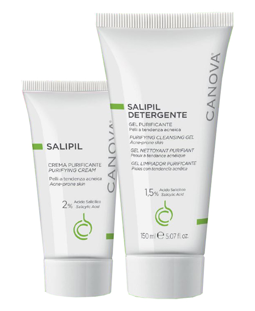 SALIPIL CREMA PURIFICANTE 50 ML + SALIPIL DETERGENTE GEL PURIFICANTE 150 ML IN OMAGGIO - Fontenova srl