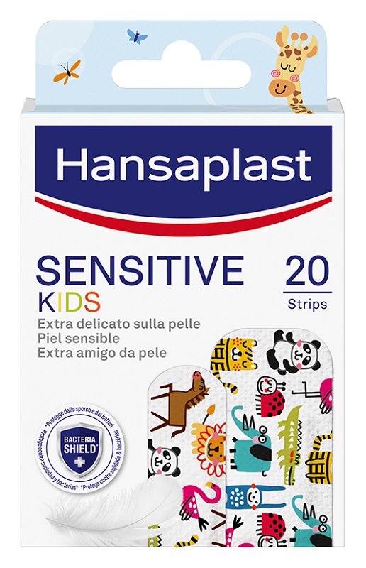 CEROTTO HANSAPLAST SENSITIVE KIDS 20 PEZZI ASSORTITI - Fontenova srl