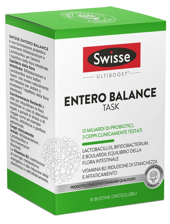 SWISSE ENTERO BALANCE VIAGGIO 10 BUSTINE - Fontenova srl
