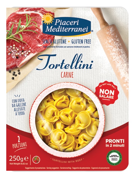 PIACERI MEDITERRANEI TORTELLINI CARNE 250 G - Fontenova srl