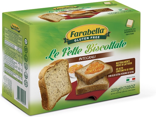 FARABELLA FETTE BISCOTTATE INTEGRALI 200 G - Fontenova srl