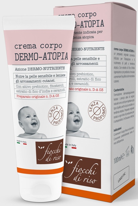 FIOCCHI DI RISO DERMO-ATOPIA CREMA CORPO 100 ML - Fontenova srl