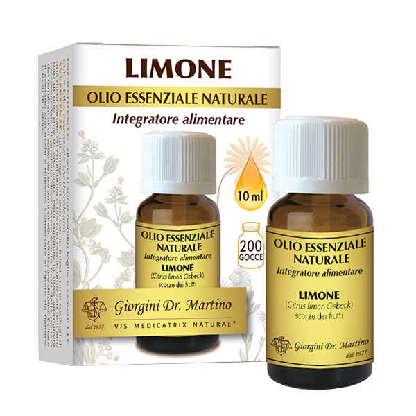 LIMONE OLIO ESSENZIALE NATURALE 10 ML - Fontenova srl