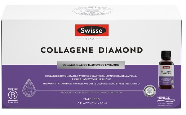 SWISSE COLLAGENE DIAMOND 10 FLACONCINI DA 30 ML - Fontenova srl