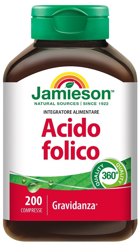 JAMIESON ACIDO FOLICO 200 COMPRESSE - Fontenova srl