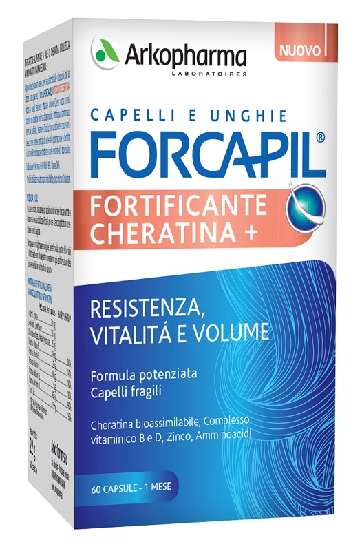 FORCAPIL FORTIFICANTE CHERATINA 60 CAPSULE - Fontenova srl