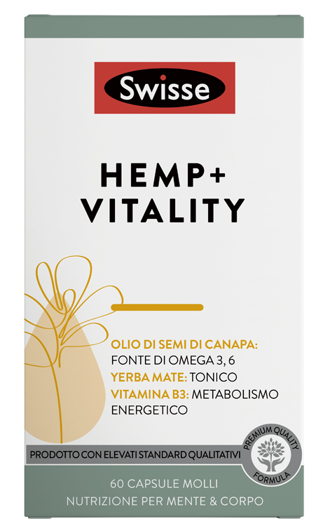 SWISSE HEMP+ VITALITY 60 CAPSULE - Fontenova srl