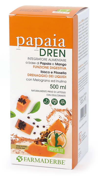 PAPAIA DREN 500 ML - Fontenova srl