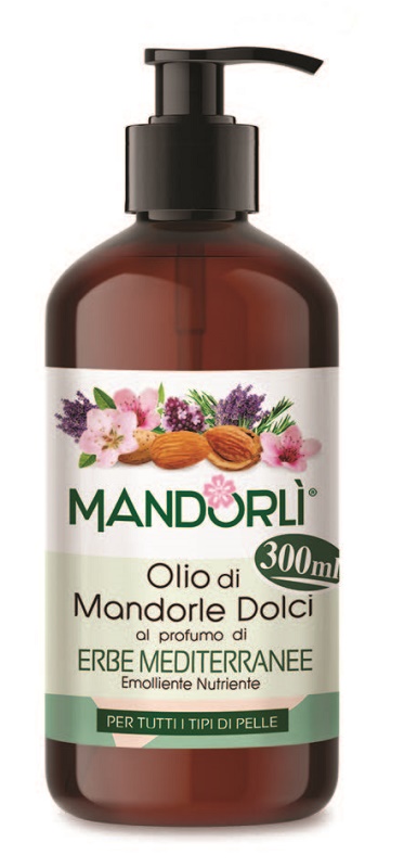 MANDORLI ERBE MEDITERRANEE OLIO CORPO 300 ML - Fontenova srl