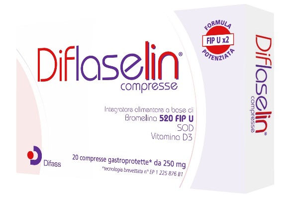 DIFLASELIN 20 COMPRESSE GASTROPROTETTE 250 MG - Fontenova srl