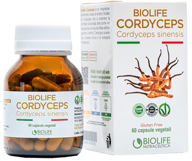 BIOLIFE CORDYCEPS 60 CAPSULE - Fontenova srl