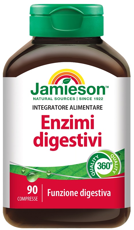 JAMIESON ENZIMI DIGESTIVI 90 COMPRESSE - Fontenova srl