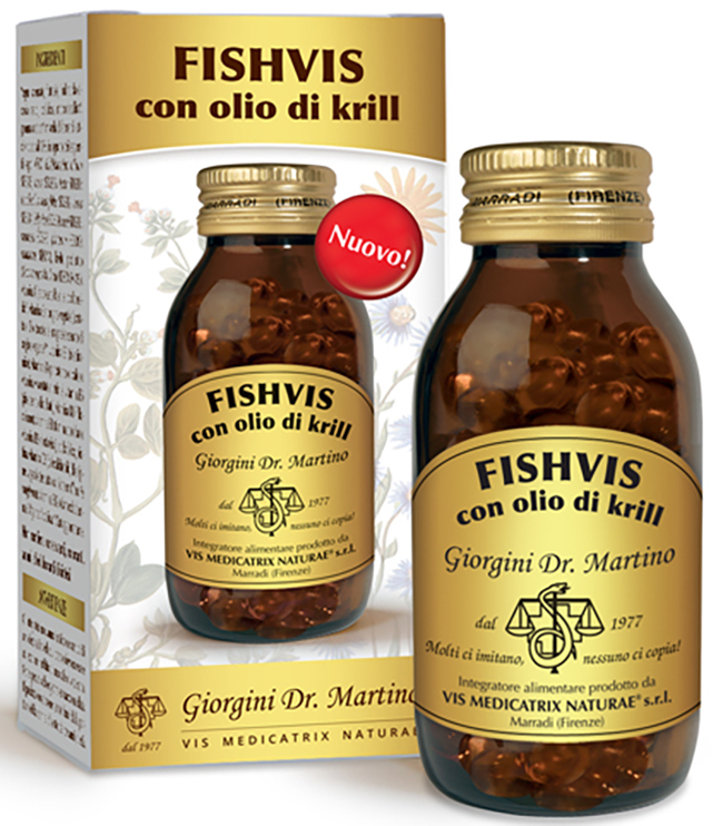 FISHVIS CON OLIO DI KRILL 100 SOFTGEL - Fontenova srl