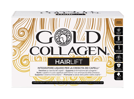 GOLD COLLAGEN HAIRLIFT 10 FLACONI DA 50 ML - Fontenova srl