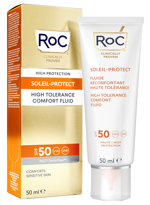 ROC FLUIDO SOLARE VISO SPF 50 ELEVATA TOLLERABILITA' 50 ML - Fontenova srl