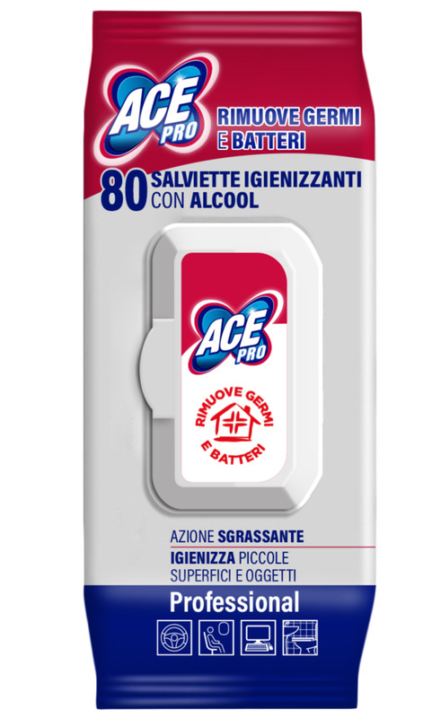 ACE PRO SALVIETTE PICCOLE SUPERFICI 80 PEZZI - Fontenova srl