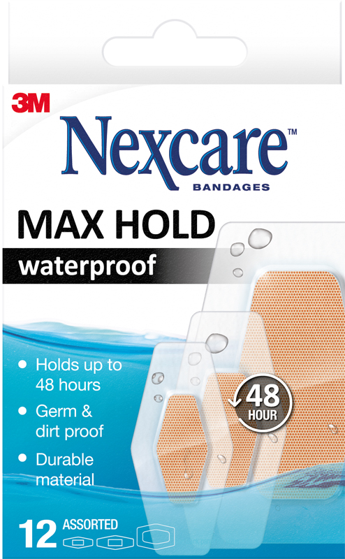 CEROTTO NEXCARE BAMBINI MAXHOLD WATERPROOF 12 PEZZI - Fontenova srl