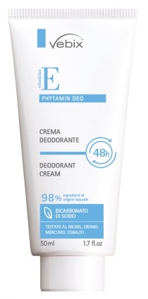 VEBIX PHYTAMIN E DEO PERFORMANCE CREMA DEO 48H-50ML BICARBONATO DI SODIO - Fontenova srl