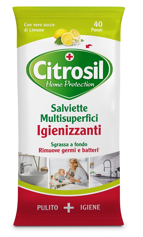 CITROSIL SALVIETTE IGIENIZZANTI LIMONE 40 PEZZI - Fontenova srl